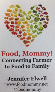 food mommy business card
