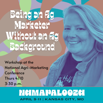 Janice Person presents a workshop on Being an Ag Marketer without an Ag Background