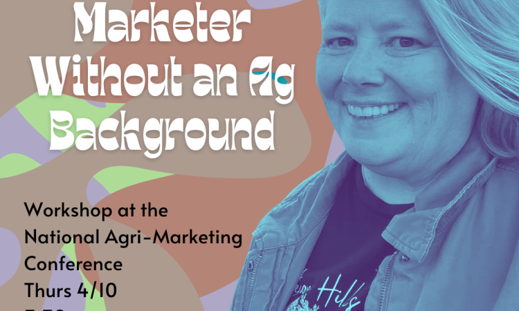 Janice Person presents a workshop on Being an Ag Marketer without an Ag Background